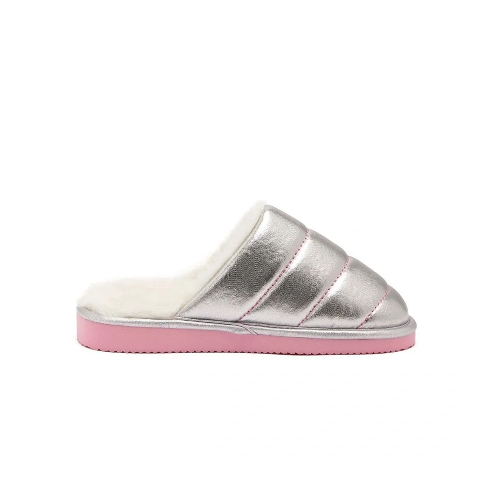 Justice Girls Slippers silver